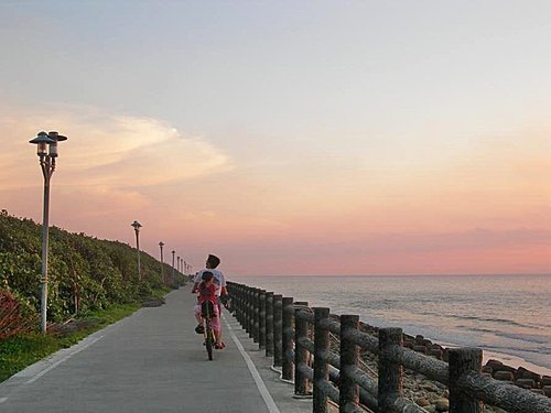 新竹十七公里海岸線夕陽之美