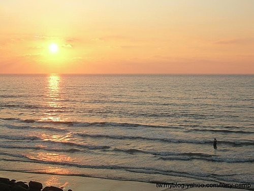 新竹十七公里海岸線夕陽之美