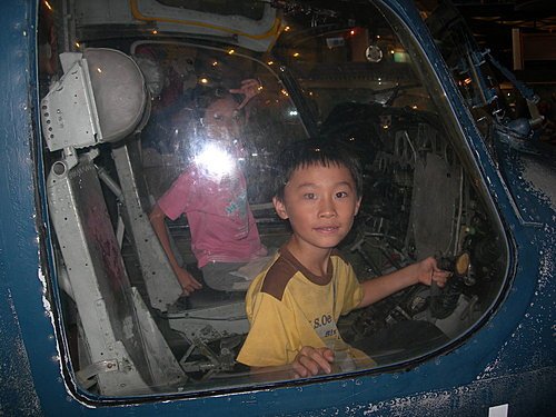 航空科學館開飛機