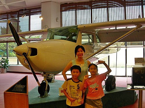 航空科學館開飛機