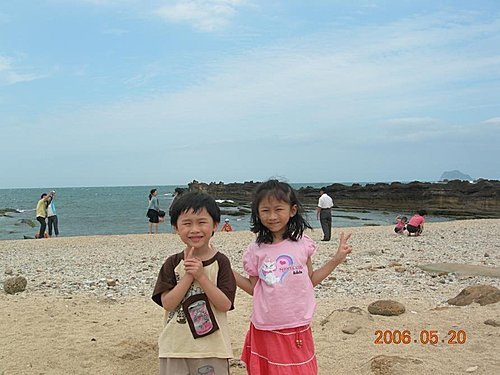 台北野柳吹海風