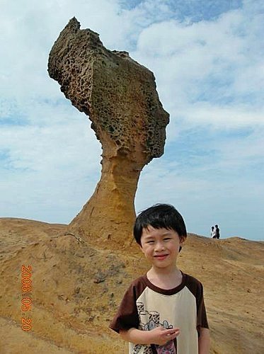 台北野柳吹海風