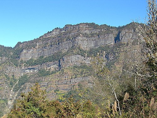 阿里山塔山夕照