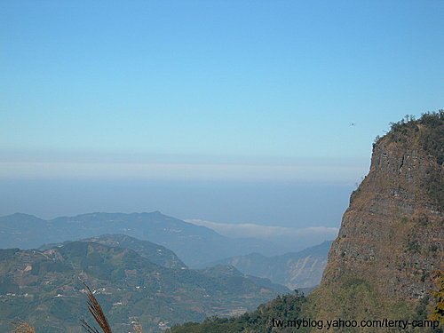 阿里山塔山夕照