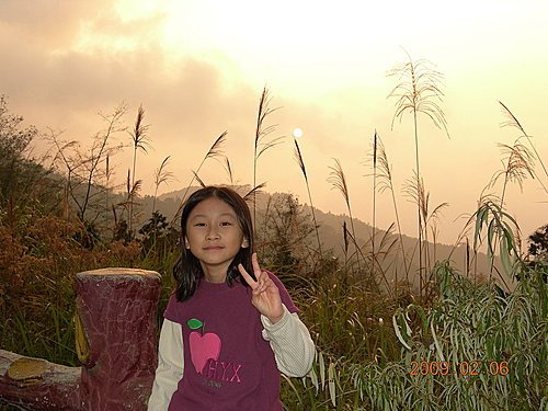 阿里山塔山夕照