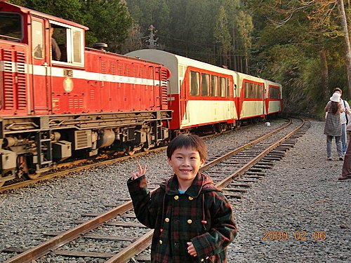 阿里山塔山夕照