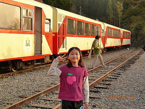 阿里山塔山夕照