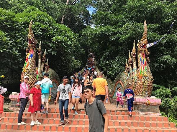 【泰國清邁】泰國人一生一定要參訪的佛教聖地 - 雙龍寺(素帖