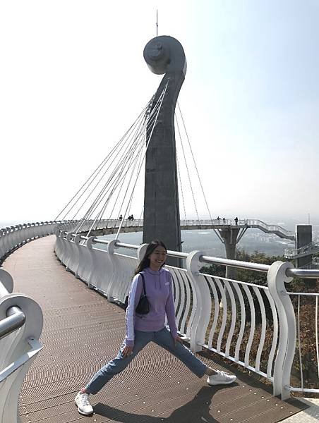 【高雄岡山區】可以漫步雲端的崗山之眼天空廊道