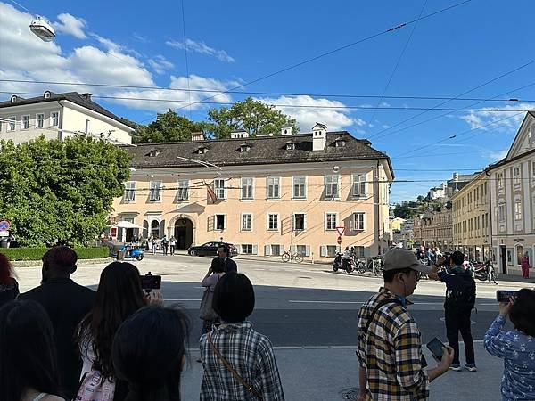 0808-50 奧地利薩爾斯堡舊城區米拉貝爾花園鍛鐵大街莫札