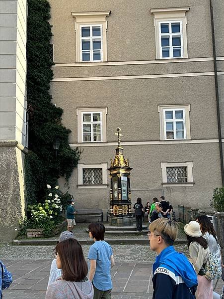 0808-50 奧地利薩爾斯堡舊城區米拉貝爾花園鍛鐵大街莫札