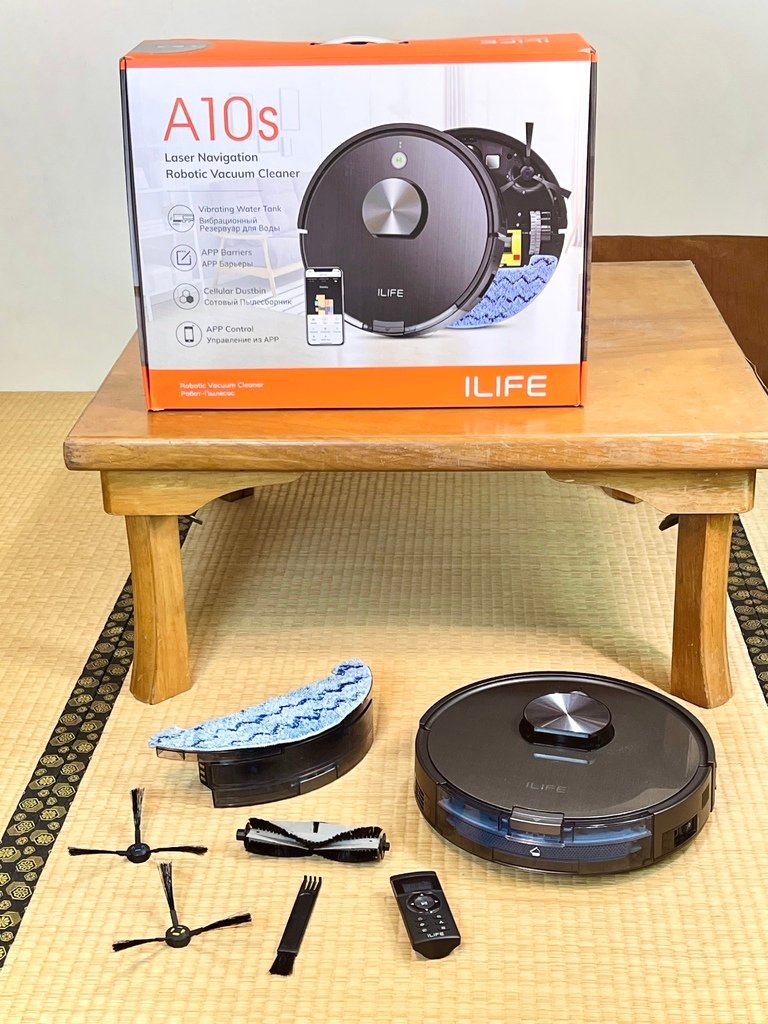 ILIFE A10s雷射掃地機器人推薦【掃地+拖地兩用好方便