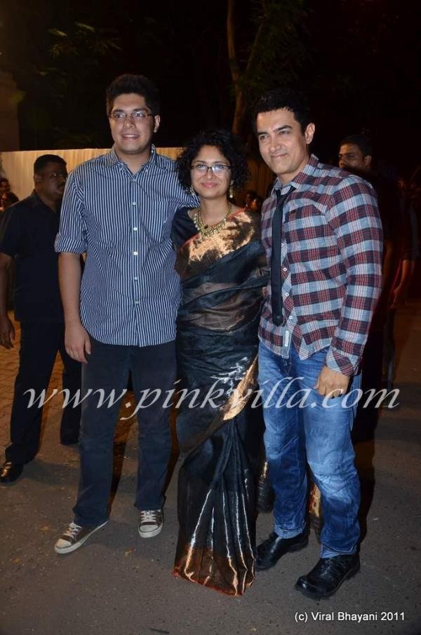 junaid with kiran rao and aamir khan.JPG