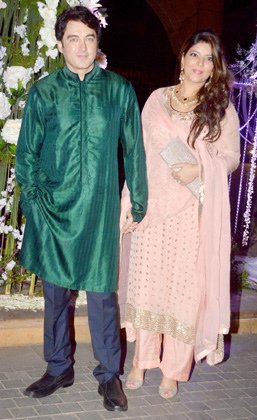 Jugal Hansraj with wife Jasmine. 