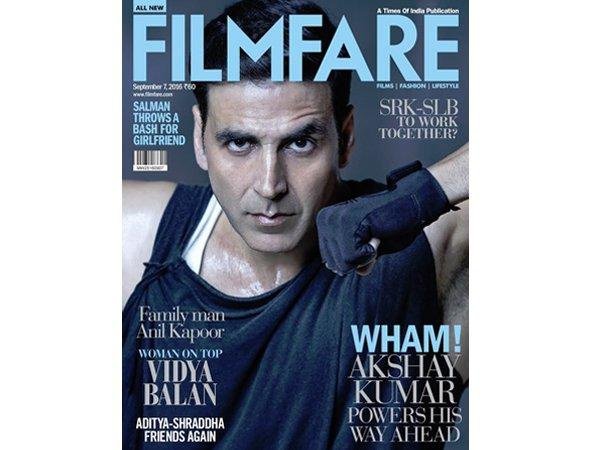 The unstoppable Akshay Kumar powers his way ahead on Filmfares latest cover