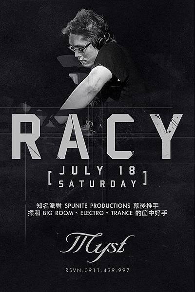 7.18 SAT Club Myst features DJ Racy