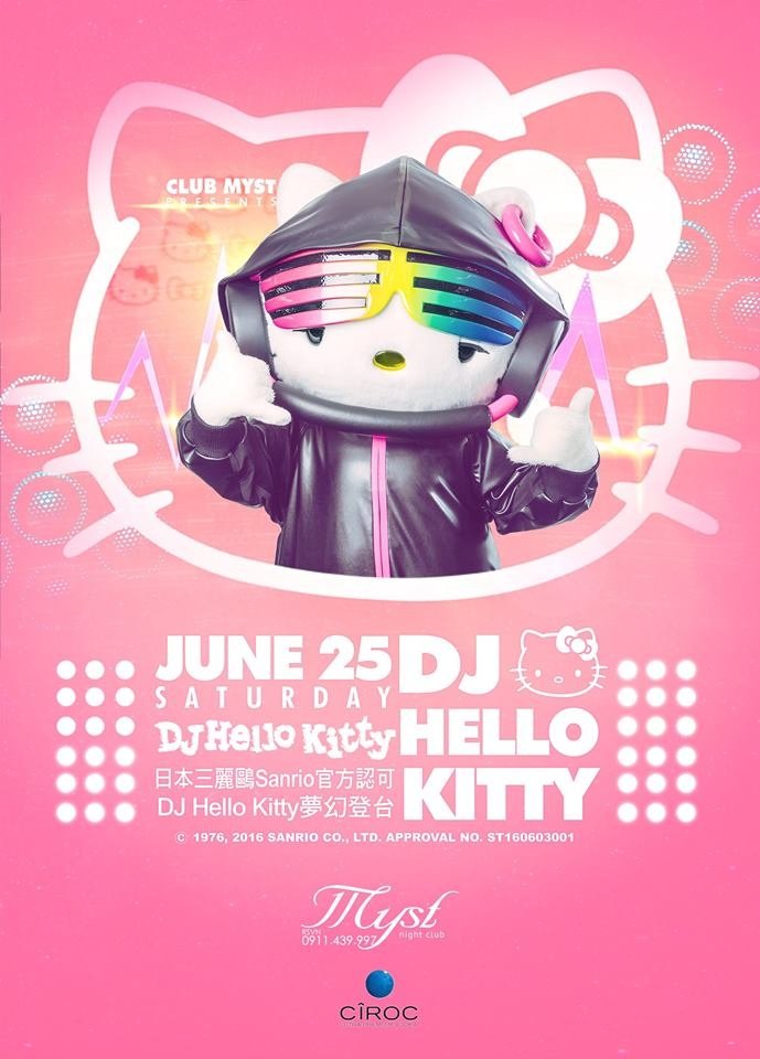 【6.25 (六) Club Myst x DJ Hello Kitty】