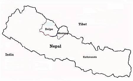 Nepal map