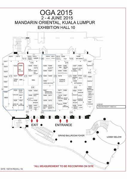 OGA 2015_Floor Plan (HALL 10)_15 Jan 2015