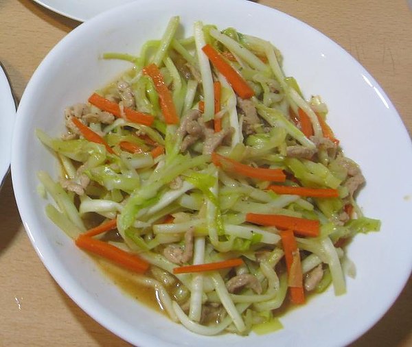 韭黃肉絲.JPG
