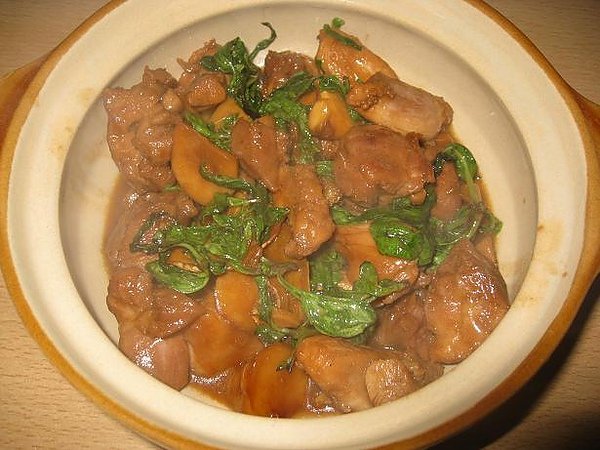 三杯雞腿杏鮑菇.JPG