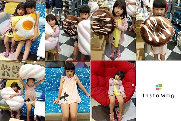 2018.08.03。(6歲10個月又25天)。(5歲1個月又12天)。哈妮&amp;愛妮放暑假第4天,上午時間哈妮愛妮自己玩瑪莎芭比,下午我們去巨城百貨逛逛,誠品書局看書打發時間-12