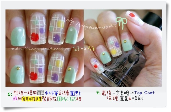 步驟６＆７：最後Top Coat