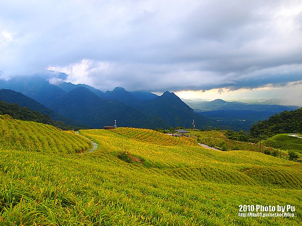 藍天~白雲~我的金針山