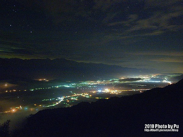 台東縱谷的夜景~EPL1 夜景的極限~ISO 400 &amp; 60sec 