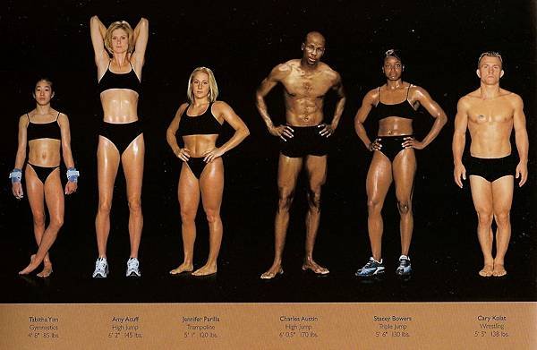 howard-schatz-and-beverly-ornstein-olympic-athlete-body-types-gymnastics-highjump-triplejump