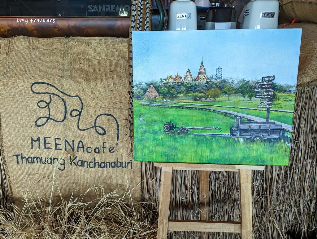 北碧 最經典的網美咖啡廳meena CAFE 無敵稻田景觀