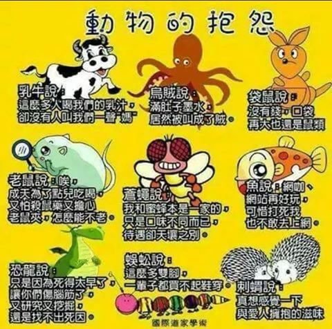 動物的抱怨
