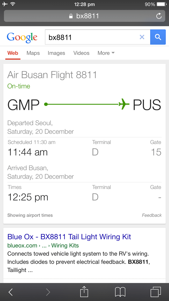 1228 IMG_0218 Our Flight Info on Google