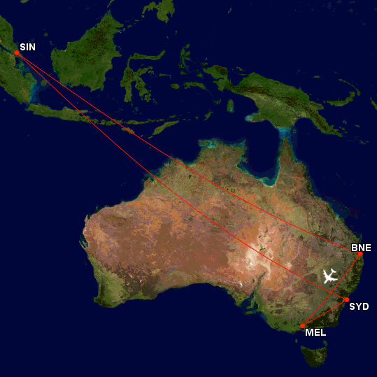 002 Flight Map (23 Sep to 3 Oct) EDITED