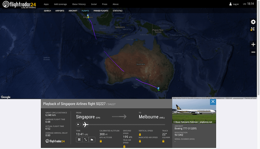 340a 0600 Screen Shot 2016-12-31 at 2.14.49 AM Full Flight Route