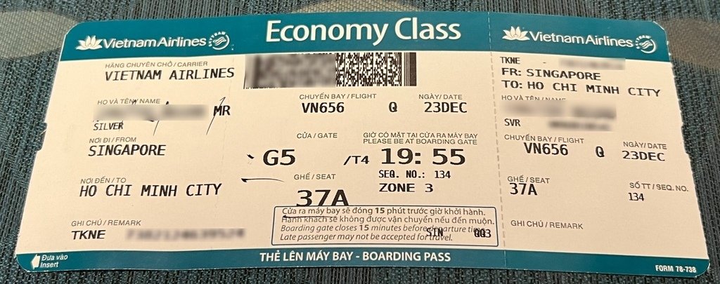 【飛行】221223 :: 越南航空 Y :: VN656 