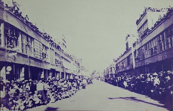 1961年的鹽水朝琴路(曾德輝提供)