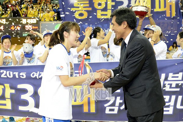 150327 冠軍戰 GAME 4 Hansae v.s KB - MVP 朴慧真