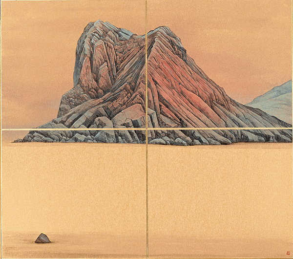 梁震明 龜山島 48x54cm 2012