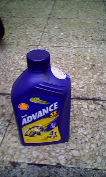 shell advance sx 15w50正面