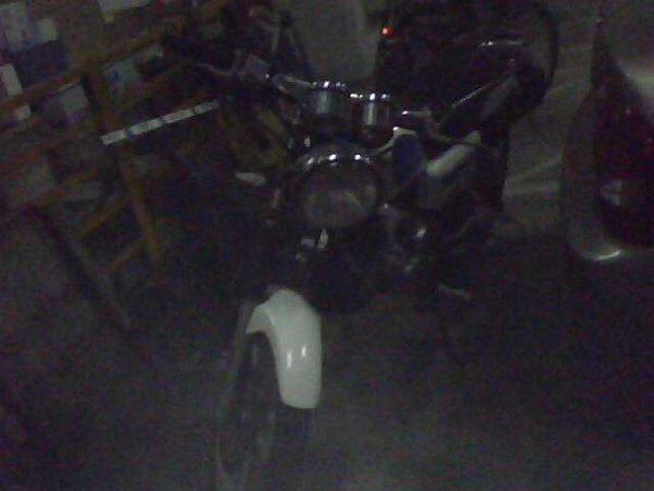 2010.5.20 調整CB400大燈位置 方向燈位置