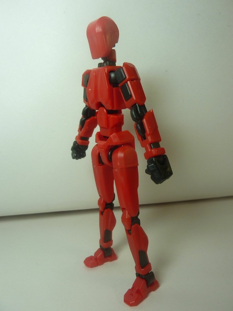 3D蘿蔔機器人 紅色