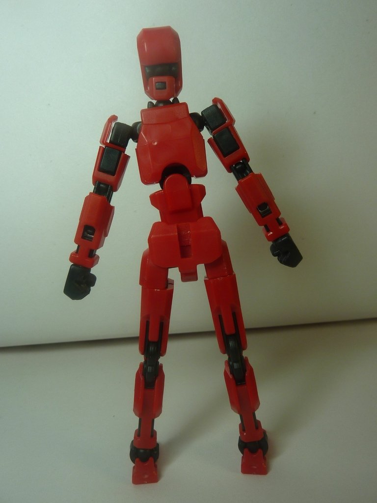 3D蘿蔔機器人 紅色