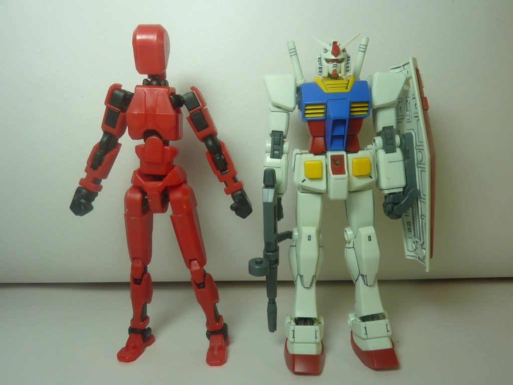 3D蘿蔔機器人 紅色