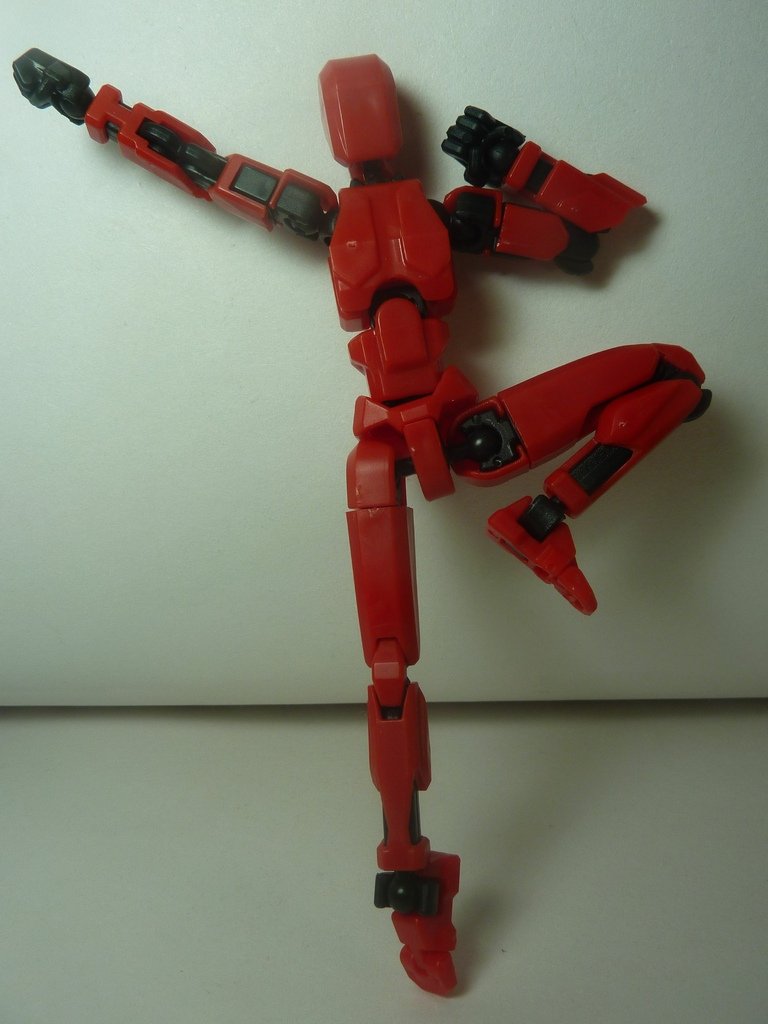 3D蘿蔔機器人 紅色