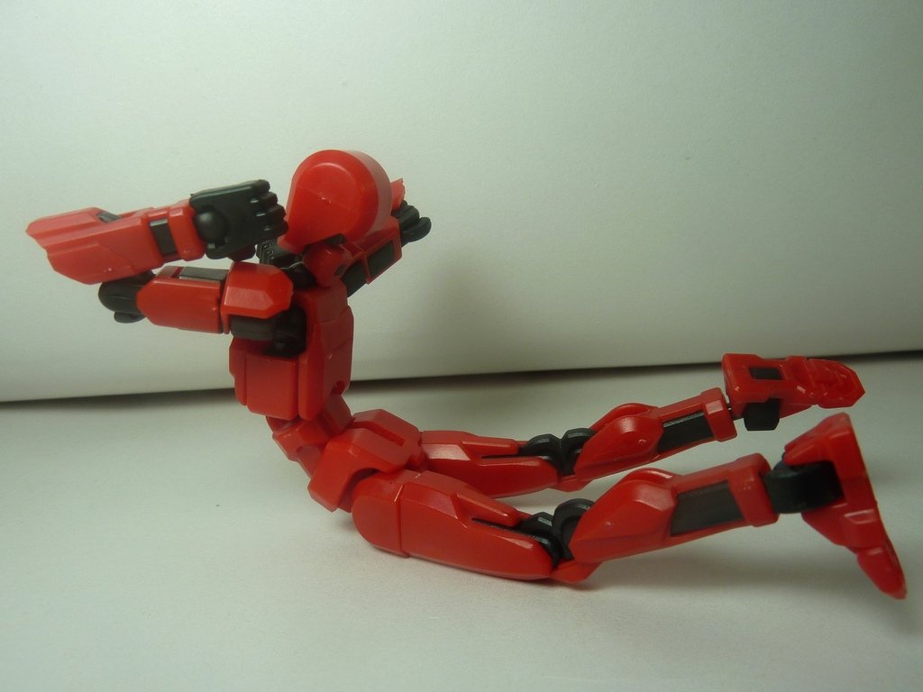 3D蘿蔔機器人 紅色