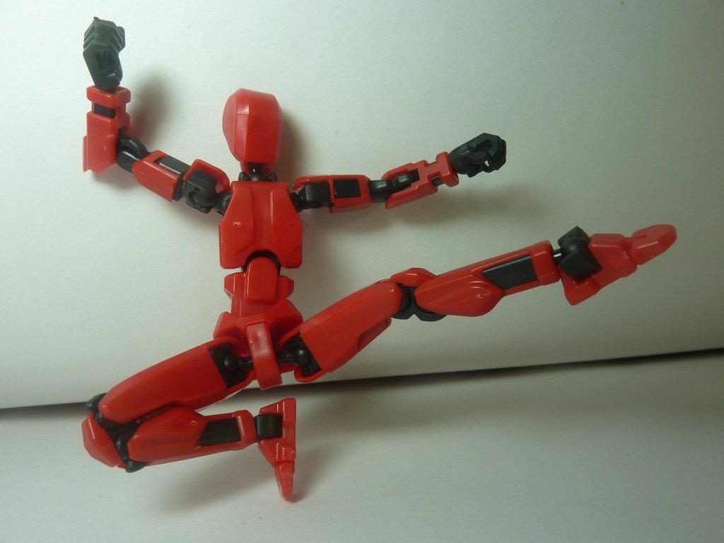 3D蘿蔔機器人 紅色