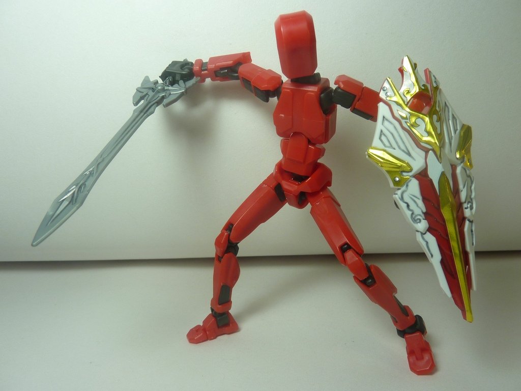 3D蘿蔔機器人 紅色