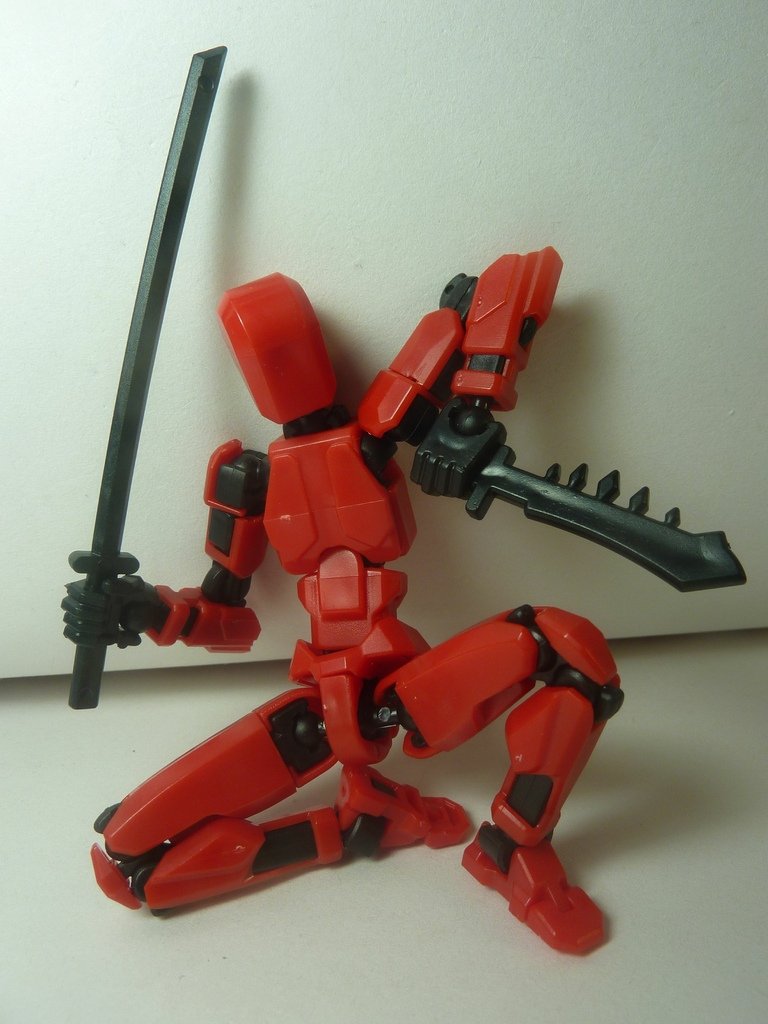 3D蘿蔔機器人 紅色