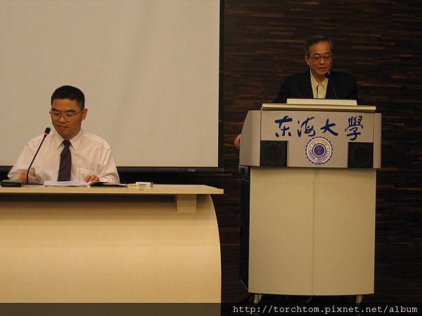 東海大學程東海先生介紹講員康來昌牧師